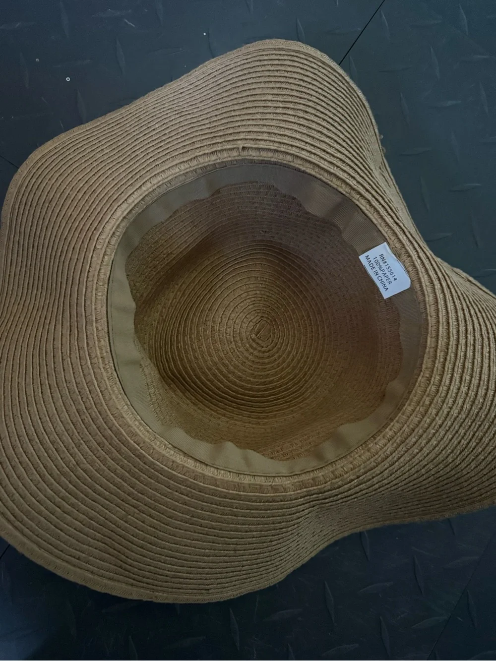 ✨☀️Furtalk Women’s Classic Black Gold Accent Woven Wide Brim Beach Hat
